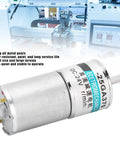 Super Duper High Torque Dc Gear Motor Micro Low Speed 24v Permanent Magnet With Pure Copper Coils For Automated Industry, compact design.
