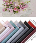 Deep Green Bouquet Wrapping Paper With Gold Edge 60 Count Pro Grade Floral Wrap selection in multiple colors, 58cm rolls
