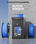 Large Capacity Filament Dryer Box for 1Kg to 5Kg Spools with Fast 70 C Heating, Detachable Chamber Heater, shown with 5Kg spool