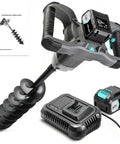 40V Cordless Brushless Earth Auger With 6 Inch Bit No Gas Fumes Post Hole Digger Battery And Charger Included