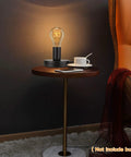 Industrial Table Lamp Base Only No Shade Included With E26 E27 Socket Metal Edison Style Stand on side table