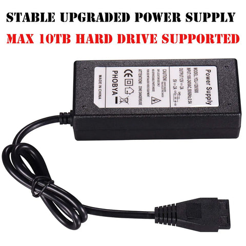 External power supply for Plug And Play SATA IDE USB Two Point Zero Hard Drive Adapter Cable With support for large HDDs.