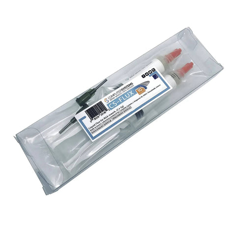 Two syringes of Low Viscosity Halogen Free Liquid Flux For BGA Rework Reballing And Reflow Ideal For VGA GPU Repairs And Microsoldering