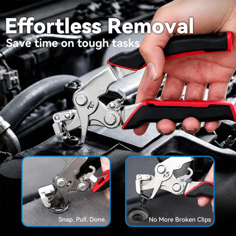 Multi Functional Car Clip Pliers And Disassembly Tool for Easy Removal of Clips Rivets on Engine with Hand Grip