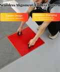 Big 16 By 16 Inch Concrete Stamp Mat With Realistic Woven Texture For Patios Driveways And Walkways Durable PU Material