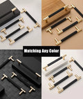 12 Pack Knurled Cabinet Handles 5 Inch Hole Center 6.2 Inch Length Aluminum Pulls Gold And Black Oxidation Finish in various settings