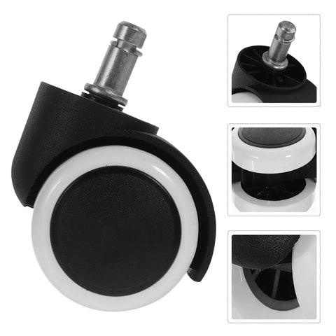 Smooth Operator Replacement Casters For Office And Gaming Chairs With 10mm Circlip Rod And Flawless 360 Spin Easy Peasy Install Glides Right Across Hardwood Or Carpet 4 Piece Set