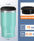 4 In 1 Insulated Stainless Steel Can Insulator That Fits Standard And Slim 12 Oz Cans And Beer Bottles Doubles As A 12 Oz Insulated Tumbler For Outdoor Adventures