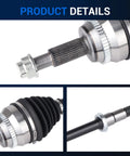 CV Axle Shaft Assembly Front Right Passenger Side For Toyota Camry Avalon Highlander Solara And Lexus ES RX Models With 2.5L 3.0L 3.3L Or 3.5L Engines FWD Replacement, detailed product close-up view