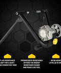 Fluid2 Indoor Bike Trainer For Road And Mountain Bikes With Realistic Road Feel And Progressive Fluid Resistance