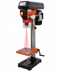 10 Inch Benchtop Drill Press With 12 Variable Speeds Ranging From 380 To 3130 Rpm And Precision Laser Guide for accurate drilling