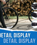Rear Thru Axle For Road Bike Wheel, Compatible With 162mm Or 142mm, aluminum alloy, detail display with cyclist and bike wheel
