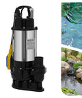 Heavy Duty Submersible Sump Pump With Rustproof Stainless Steel Housing And Efficient 0.55kw Pure Copper Motor for drainage.