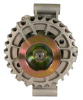 Front view of Beefed Up 12V 135A Clockwise Alternator Replacement For Ford F 250 And F 350 Super Duty 2003 2010 With Internal Regulator