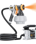 Powerful 700W Electric Paint Sprayer With 1200ml Capacity, 4 Nozzles, 3 Spray Patterns for fast home interior and exterior painting