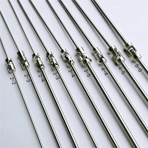 Heavy Duty 6mm Metal Universal Joint Shaft Coupler For RC Car Gimbals And Motor Connexions Fits 2 To 10mm Sizes on display