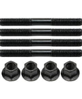 Heavy Duty Alloy Steel Cylinder Head Studs With Thickened Flange Nuts Kit Drop In Ready with 4 studs and 4 nuts.