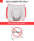 7x7 Baseball And Softball Replacement Net Nets Only No Frame Heavy Duty 7 Strand Knotless Polyester For Pitching Hitting