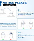 Safety note instructions for Heavy Duty 3/4 Inch Auto Siphon Hose Tube showing siphoning techniques and best practices.