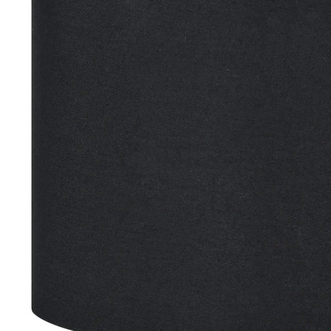 Close-up of black fabric similar to Six Pack Clip On Chandelier Lamp Shades Small Drum 5.2 Inch Off White Fabric With Silver Plastic Lining.