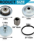 30 Series Torque Converter Clutch For Go Karts With Three Quarter Inch Bore And Three Sixteenth Keyway Includes 203589 Drive Belt