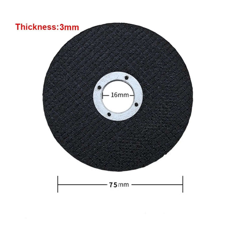 Pro Grade Angle Grinder Kit With Grinding And Polishing Discs For Immaculate Metal Surfaces grinding disc 75mm thick 3mm for metal prep work.