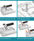 Assembly guide for sand scoop for metal detecting and treasure hunting stainless steel shovel with adjustable length