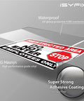 Restricted Area Signs Stickers 10x7 Inches 2 Pack Keep Out Do Not Enter Authorized Personnel Only Employees Only Ultra Durable Workplace Safety Labels Indoors, waterproof vinyl