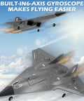 4 Channel RC Plane With 2.4GHz Radio For Beginners, Lightweight EPP Foam Jet With SR 72 Recon Look, flying in the sky