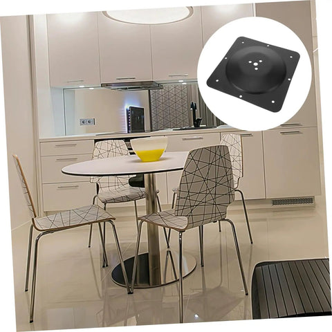 Dang Tough Heavy Duty Furniture Leg Connectors Solid Reinforced Steel Mounting Brackets for Tables Desks and Sofas in modern kitchen setting.