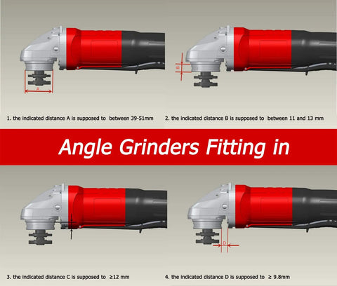 Expert Surface Grinding Dust Shroud For Angle Grinder 5 Inch Universal Fit With Brush Ring Reduces Silica Dust Exposure Includes 6 Clamping Washers Diamond Grinding Cup Wheel Compatible Dt1701 125D