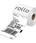 Direct Thermal Shipping Labels 4x6 Roll, 500 Perforated Labels With Strong Adhesive For Ecommerce, Commercial Grade, USA Made BPA Free FSC Certified Paper