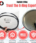 Replacement O Ring For Pentair CCP 320 420 520 Clean And Clear Plus Filters And FNS Plus DE Filters Fits FNSP24 36 48 60 Vertical Grid Filters And Quad Pool And Spa DE Units For Quick Easy Install O 497 Compatible black pool filter O-ring in package