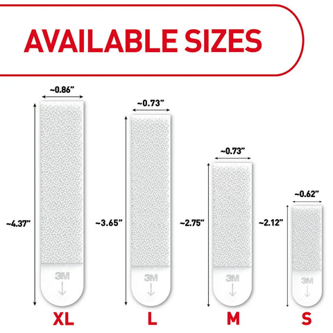 Heavy Duty Large Picture Frame Hanging Strips White Holds 16 Lbs 24 Pairs Total Across 4 Packs No Drill No Mess Damage Free