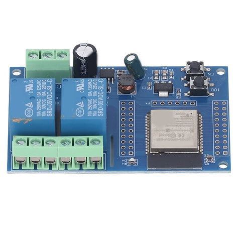 ESP Relay Module Two Channel 5V Relay Board With 4MB Flash For Secondary Development Learning Dope Programmable Relay Board