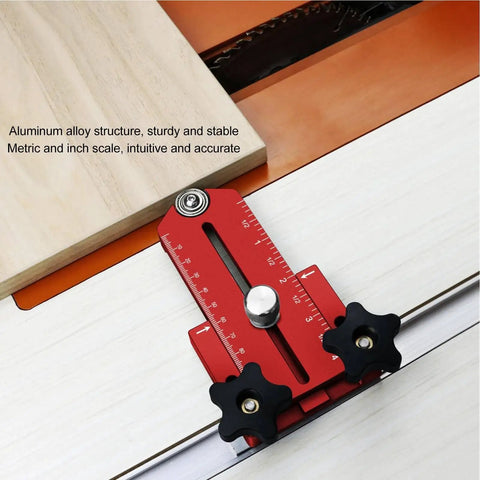 Thin Ripping Jig Made From Aluminum Alloy For Table Saw Router And Band Saw With Wide T Track And Miter Slot Compatibility