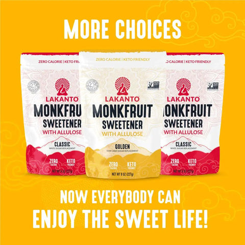Golden Monk Fruit Sweetener With Allulose Bulk 20 Kg Your Go To Zero Calorie Sugar Substitute For Baking And Cooking
