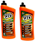 4-In-1 Hardwood Floor Polish For Monthly Clean Shine Protect And Revitalize Your Wood Surfaces Bringing Out Natural Beauty In Real Homes - Includes 24 Oz Per Bottle, Pack Of 2 For Pet-Friendly High-Traffic Areas displayed with orange bottles