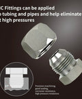 Heavy Duty Pro Grade JIC And ORFS Hydraulic Cap And Plug Kit 160 Piece Master Fittings Set, 37 Degree Precision Threading