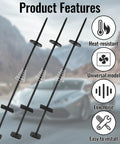 Eight Set Radiator Fan Zip Ties Kit With 160 Pieces For Universal Car Engine Cooling Mounting, heavy-duty straps visible