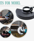 Top Shelf Angle Grinder Guard Compatible With DeWalt Tools Replaces 39766101 on angle grinder with sparks flying.