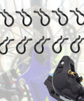 Top Notch Stainless Steel Brake Pad Caliper Spring Clip Repair Kit With Cotter Pins For Smooth Bike Stops And Reliable Maintenance Upgrade, 10 pcs