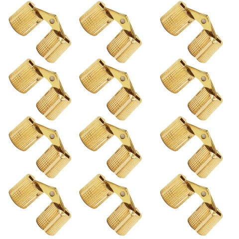 Image of Hidden Brass Barrel Hinges 12 Pack 10mm Concealed Cabinet Hinge Set With 180 Degree Opening, perfect for various projects.