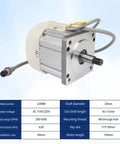 2200W Beefed Up Brushless Servo Motor Drive Kit With 200-4500 RPM Speed Controller for Woodworking Machines, Lathe, Drill, Sander, 110V.