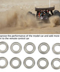 High Performance Steel Shielded RC Ball Bearings Kit For One Tenth And One Eighth Remote Control Cars Ten Pieces