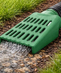 Downspout And Sump Pump Discharge Extension For Yard Drainage, Low Profile Ground Level Drain Grate With Waterproof Protection, No Fuss Setup Fits 3 Inch Or 4 Inch Drain Pipe