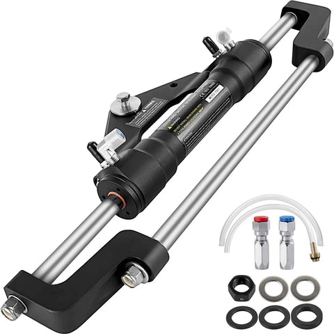 Hydraulic Steering Cylinder For Outboard Marine Boats 300HP Front Mount Build With Advanced Crush Resistance Made Like A Tank For Gritty Environments And Guarantees Smooth Navigation Control