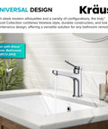 Indy Single Handle One Hole Bathroom Sink Faucet In Brushed Gold With Solid Brass Build And Corrosion Resistant Finish