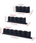 Heavy Duty Steel Fishing Rod Storage Rack Wall Mount Holder For Three Four Or Six Rods With Foam Inserts And Mounting Hardware