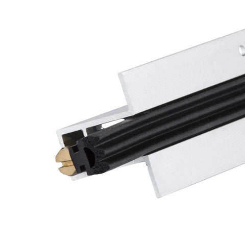 Auto Drop Under Door Seal Strip For Exterior Doors Low Profile Draft Stopper And Soundproofing Sweep Neoprene Mortised Gap Filler